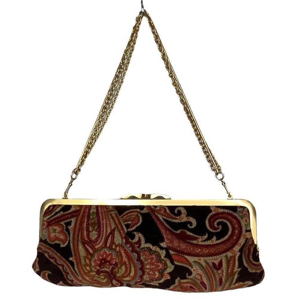 Valerie Stevens Clutch Women Brown/Orange